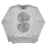 Large Lab Print - Grey Sweatshirt