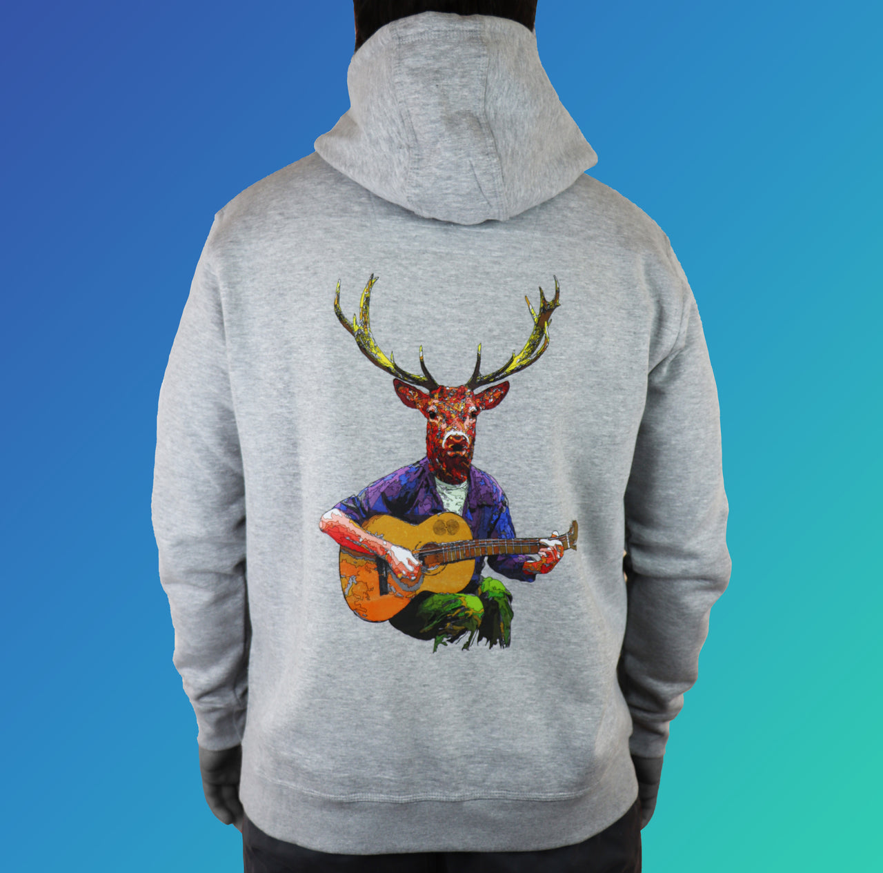 Stag Guitar - Hoodie