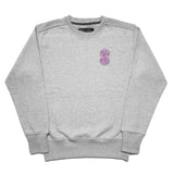 Purple Lab EMB - Grey Sweatshirt