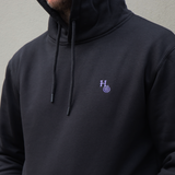 Black Hoodie - Purple Logo