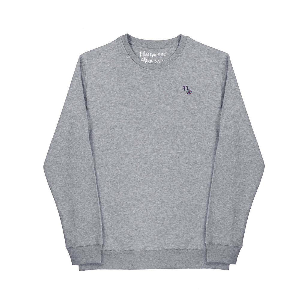 Grey Sweatshirt - Multi Logo