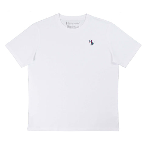 White T-Shirt - Multi Logo
