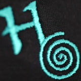 Black T-Shirt - Turquoise Logo