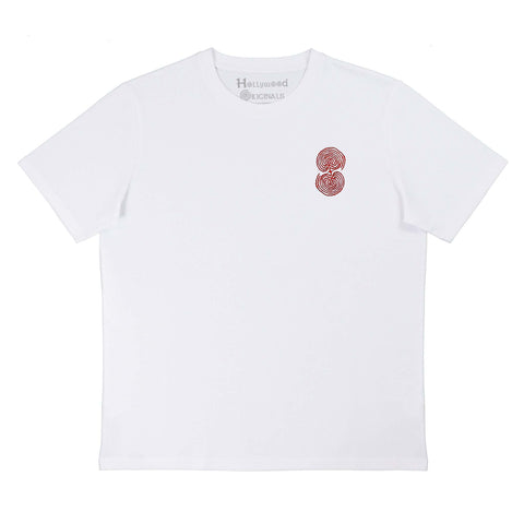 Red Lab White T